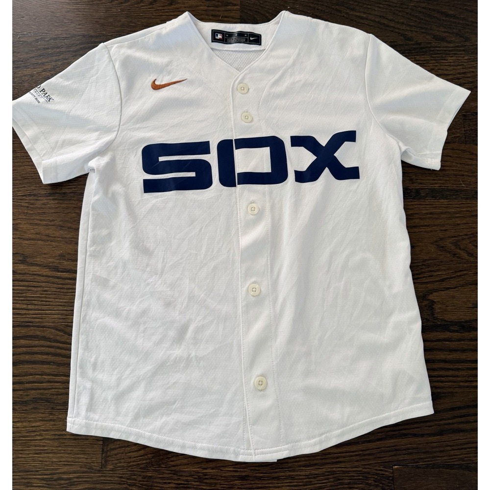 Nike Vintage Chicago White Sox Baseball Jersey Youth Medium #2